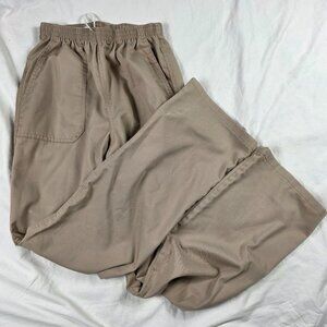 Vintage Levis 518M Men Medium Beige Elastic Waist Work Pants Made In USA Casual